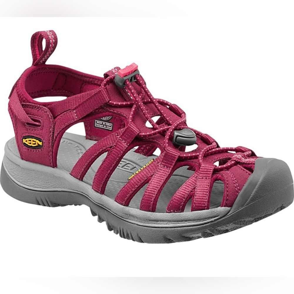 Keen Whisper Women’s Outdoor Hiking Sandals Burgundy Size 10.5